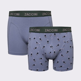 Zaccini Champagne bleu/print boxer