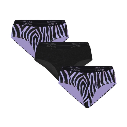 Zaccini Zebra noir/blanc shortie