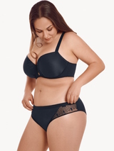 Lisca Ivonne anthracite slip
