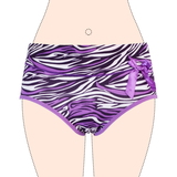 Gianvaglia Annimal violet/print slip