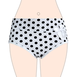 Gianvaglia Polkadot blanc/noir slip