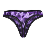 Gianvaglia Annimal violet/print culotte string