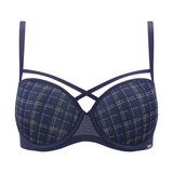 Sapph Fabulous bleu marine/print soutien-gorge rembourré