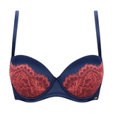 Sapph Ludivine bleu marine/rose soutien-gorge rembourré