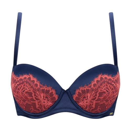 Sapph Ludivine bleu marine/rose soutien-gorge rembourré