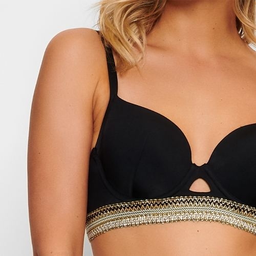 Plage de LingaDore Jaimi noir haut de bikini préformé