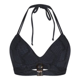 Plage de LingaDore Black Snake noir haut de bikini préformé