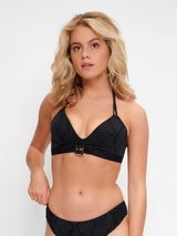 Plage de LingaDore Black Snake noir haut de bikini préformé