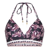 Plage de LingaDore Paisley Love noir/print haut de bikini préformé
