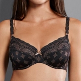 Rosa Faia Mila noir soutien-gorge sans forme