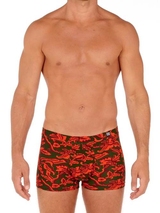 HOM Catalan vert/print boxer