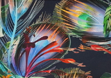 Bomain All Over Print bleu marine set