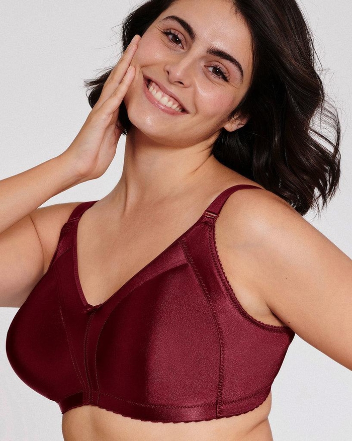 Naturana Minimizer bordeaux soutien-gorge sans armatures en dentelle