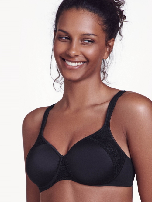 Lisca Gina noir soutien-gorge sans armatures en dentelle