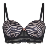 LingaDore Striped Zebra noir/print soutien-gorge rembourré