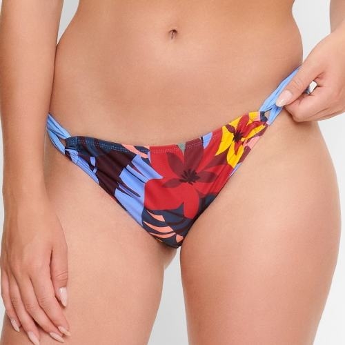 Plage de LingaDore Bright Leaves multicolore/print slip de bikini