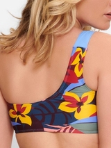 Plage de LingaDore Bright Leaves multicolore/print soutien-gorge bikini corbeille