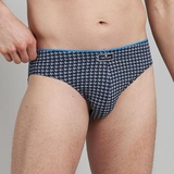 Tom Tailor Blue Medium bleu marine/print slip pour hommes