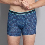 Tom Tailor Palm Leaves bleu marine/print boxer