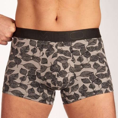 HOM Vence noir/print sport boxer