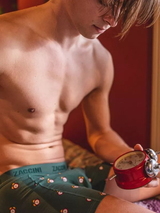 Zaccini Wekker vert/print boxer