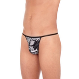 HOM Bendor blanc/noir string pour hommes