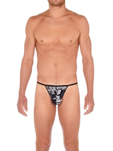 HOM Bendor blanc/noir string pour hommes