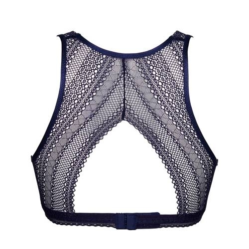 After Eden Dinte bleu marine soutien-gorge sans armatures en dentelle