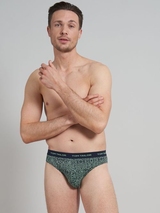 Tom Tailor Blue/Green All over  bleu marine/print slip pour hommes