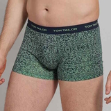 Tom Tailor Blue/Green All over  bleu marine/print boxer