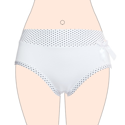 Gianvaglia Dotted blanc slip