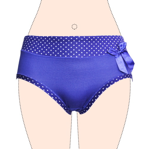 Gianvaglia Dotted bleu marine slip