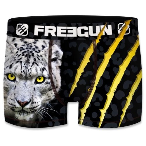 Freegun Panther noir/jaune boxer pour hommes