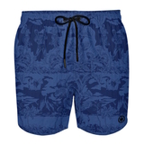 Muchachomalo Réaction de l'eau bleu/print maillot de bain pour homme