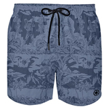 Muchachomalo Réaction de l'eau gris/print maillot de bain pour homme