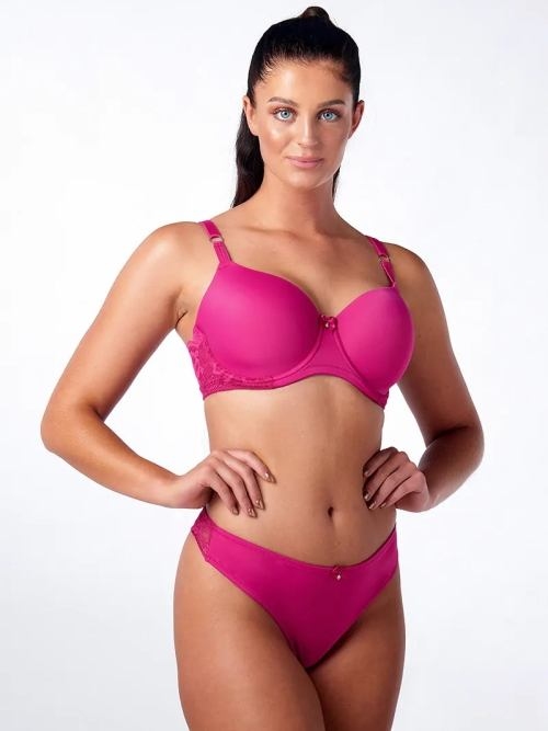 After Eden D-Cup & Up Faro fuchsia culotte string