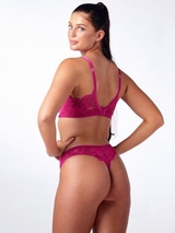 After Eden D-Cup & Up Faro fuchsia culotte string