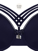 Marlies Dekkers Dame de Paris bleu marine soutien-gorge rembourré