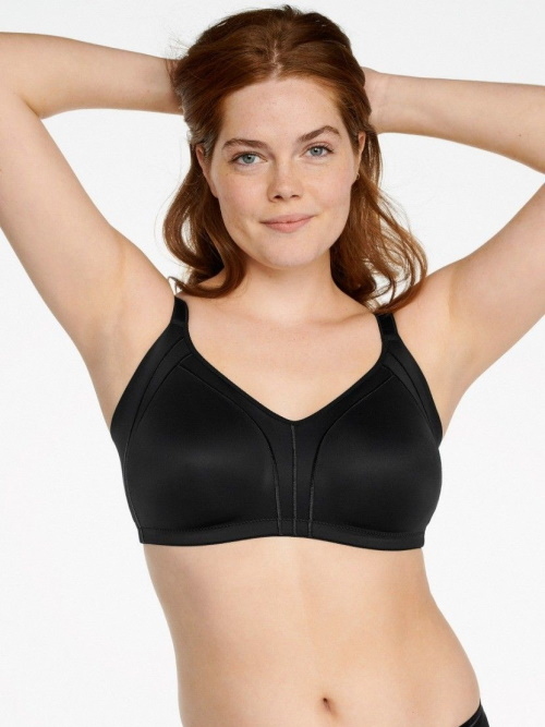 Naturana Minimizer noir soutien-gorge sans armatures en dentelle