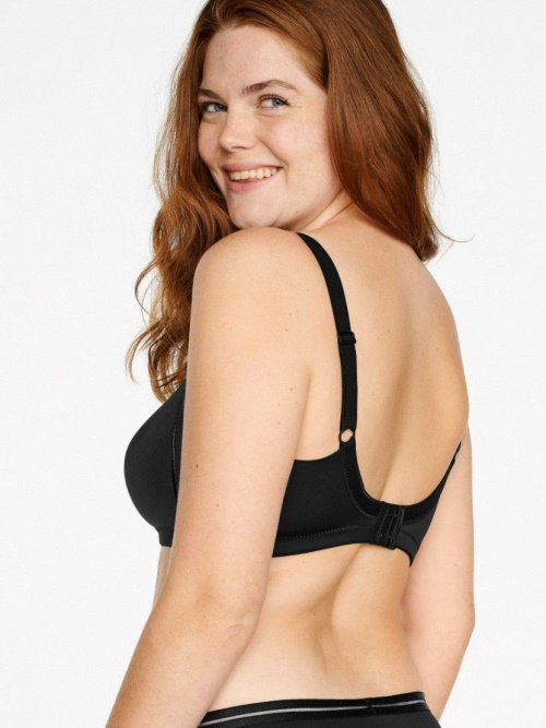 Naturana Minimizer noir soutien-gorge sans armatures en dentelle