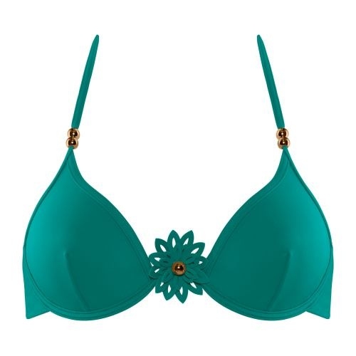 Maillots de bain Marlies Dekkers La Flor vert soutien-gorge bikini corbeille