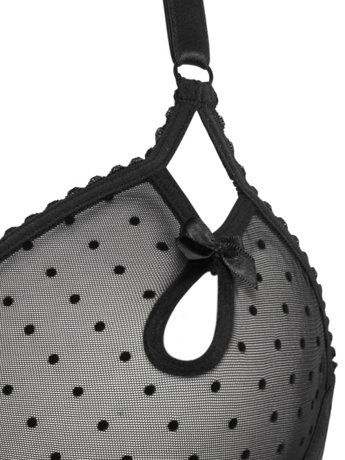 Marlies Dekkers Peekaboo noir soutien-gorge sans forme