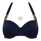 Maillots de bain Marlies Dekkers Royal Navy bleu marine haut de bikini préformé