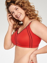 Naturana Minimizer rouge soutien-gorge sans armatures en dentelle