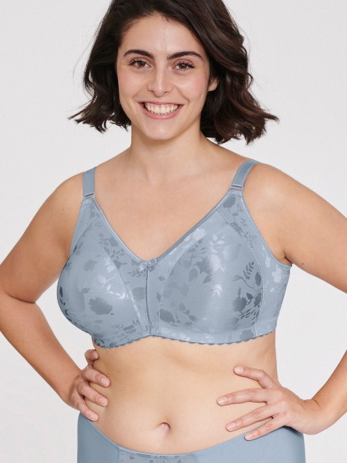 Naturana Minimizer jeans bleu soutien-gorge sans armatures en dentelle