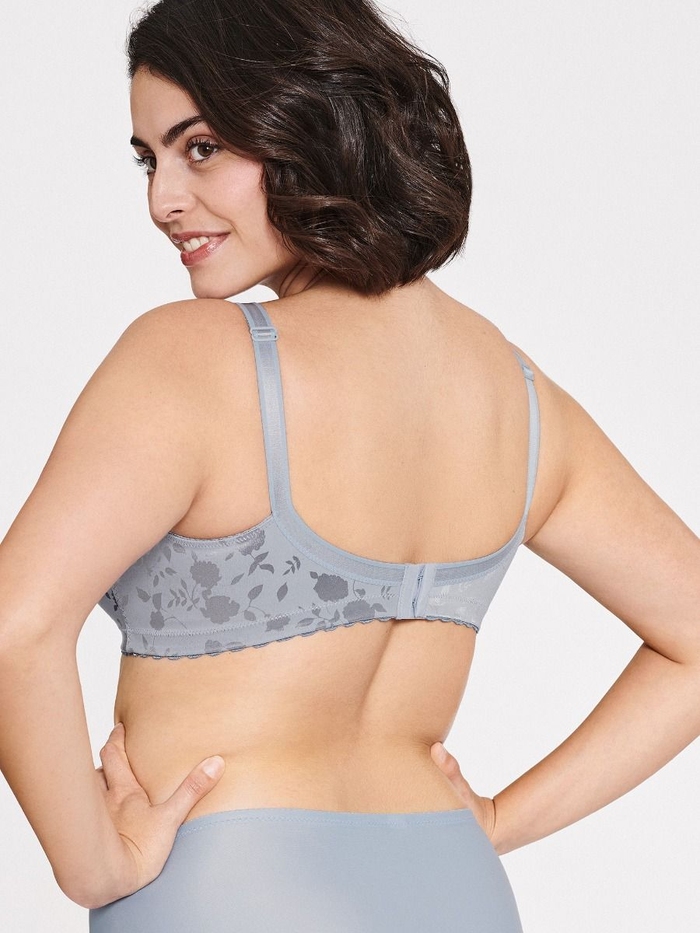 Naturana Minimizer jeans bleu soutien-gorge sans armatures en dentelle