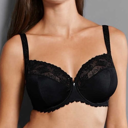 Rosa Faia Grazia noir soutien-gorge sans forme