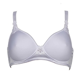 Elbrina Valerie blanc soutien-gorge sans armatures en dentelle