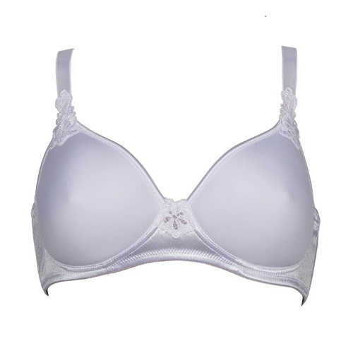 Elbrina Valerie blanc soutien-gorge sans armatures en dentelle
