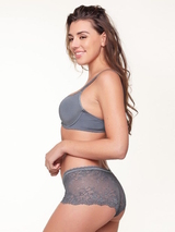 LingaDore Quotidien Basic dark slade shortie